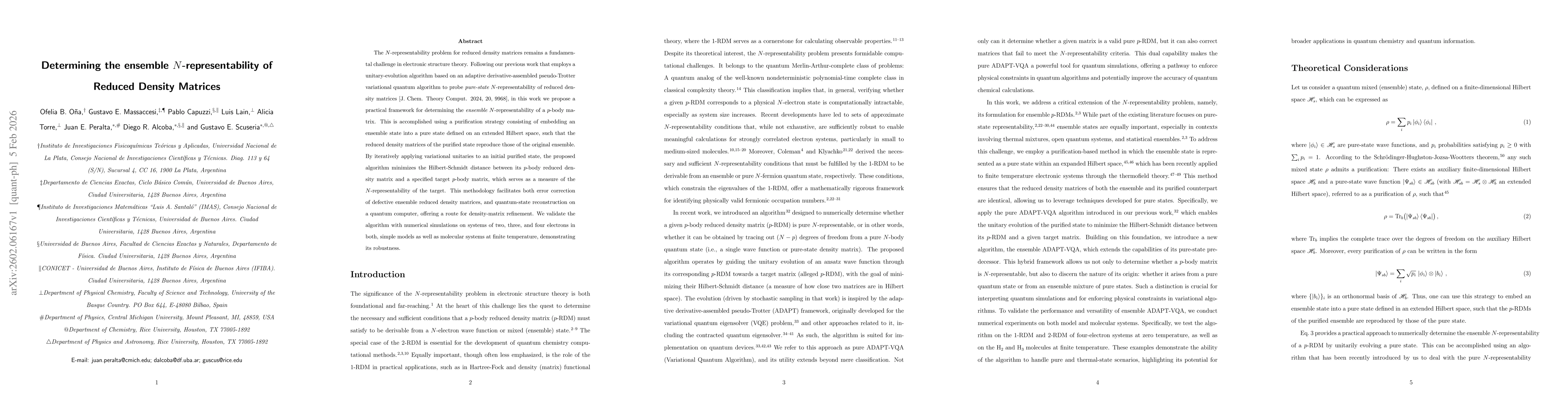 Thumbnail for Determining the ensemble N-representability of Reduced Density Matrices