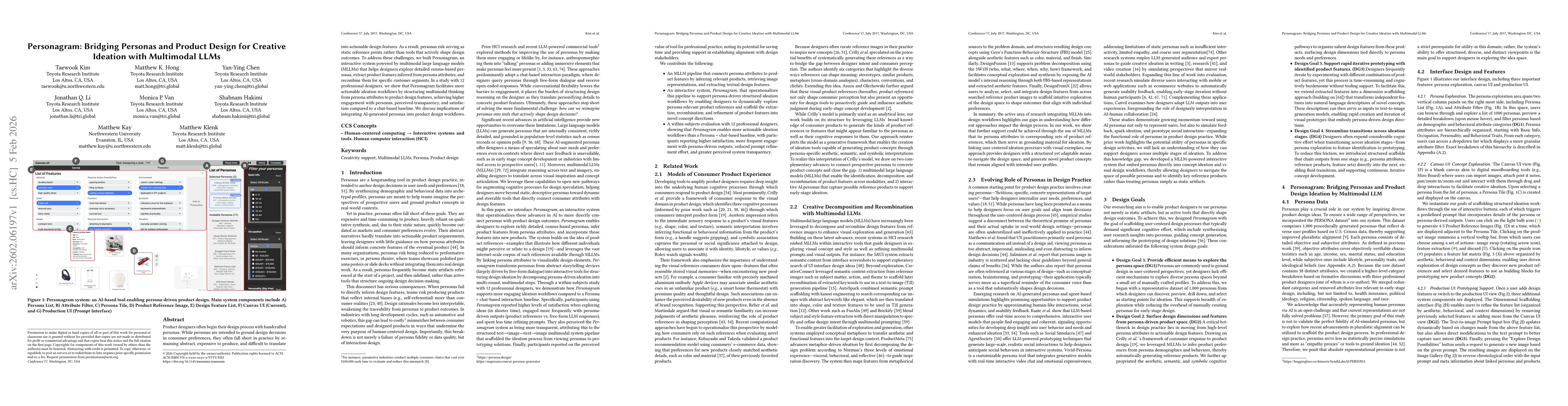 Thumbnail for Personagram: Bridging Personas and Product Design for Creative Ideation with Multimodal LLMs