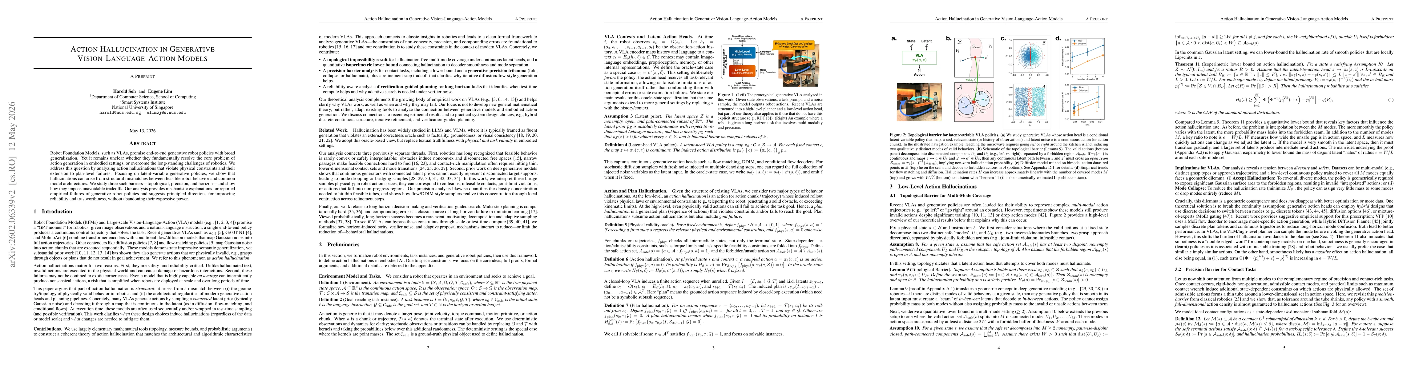 Thumbnail for Action Hallucination in Generative Visual-Language-Action Models