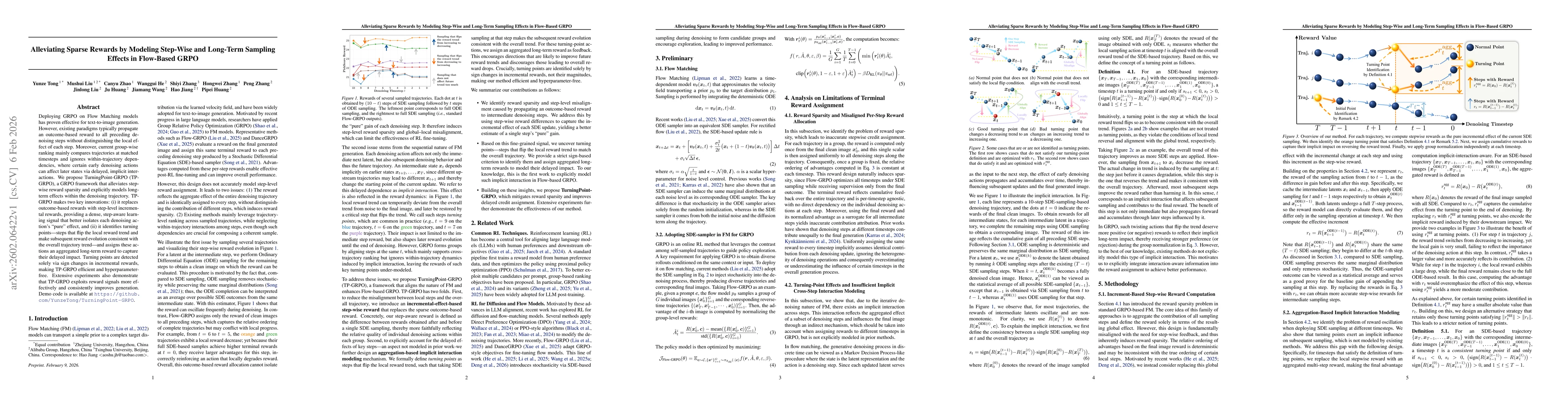 Thumbnail for Alleviating Sparse Rewards by Modeling Step-Wise and Long-Term Sampling Effects in Flow-Based GRPO