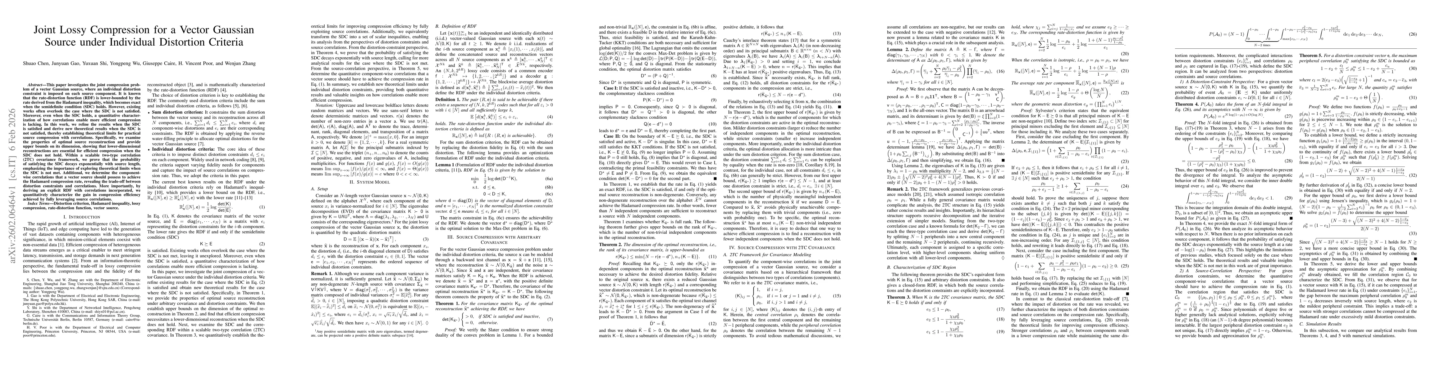 Thumbnail for Joint Lossy Compression for a Vector Gaussian Source under Individual Distortion Criteria