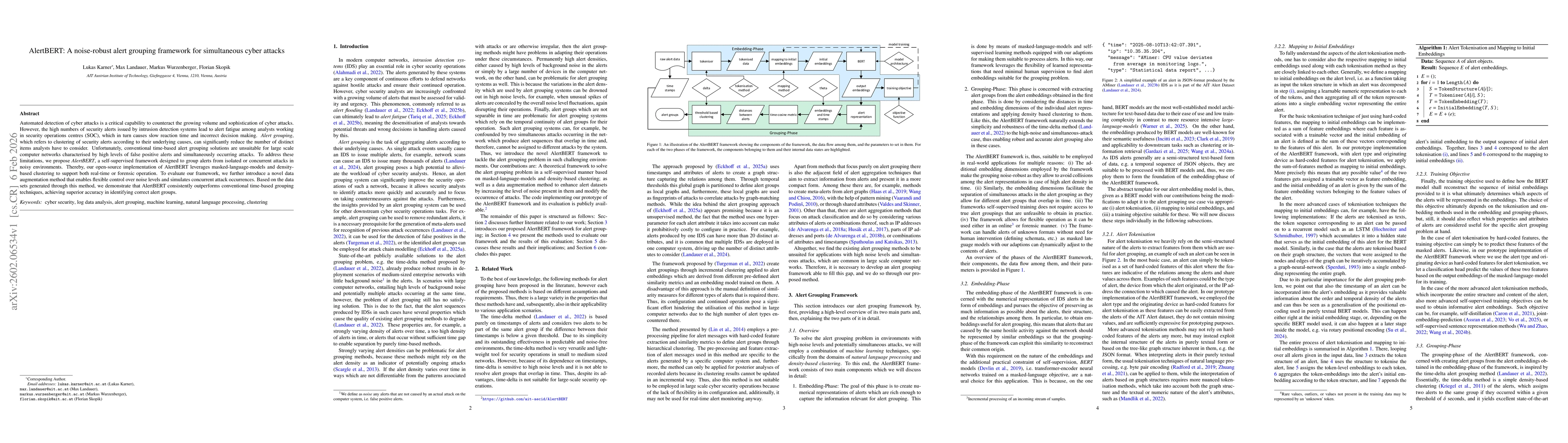 Thumbnail for AlertBERT: A noise-robust alert grouping framework for simultaneous cyber attacks