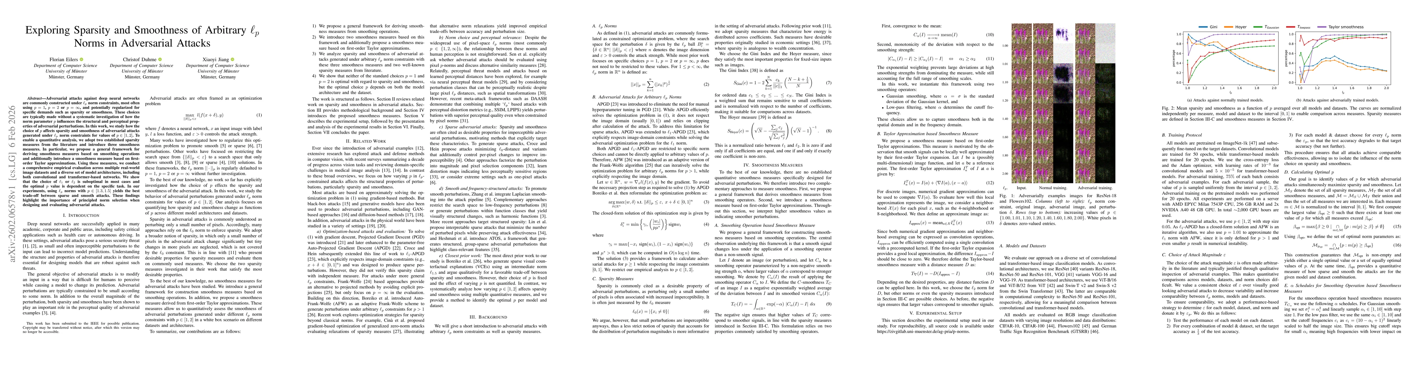 Thumbnail for Exploring Sparsity and Smoothness of Arbitrary $\ell_p$ Norms in Adversarial Attacks