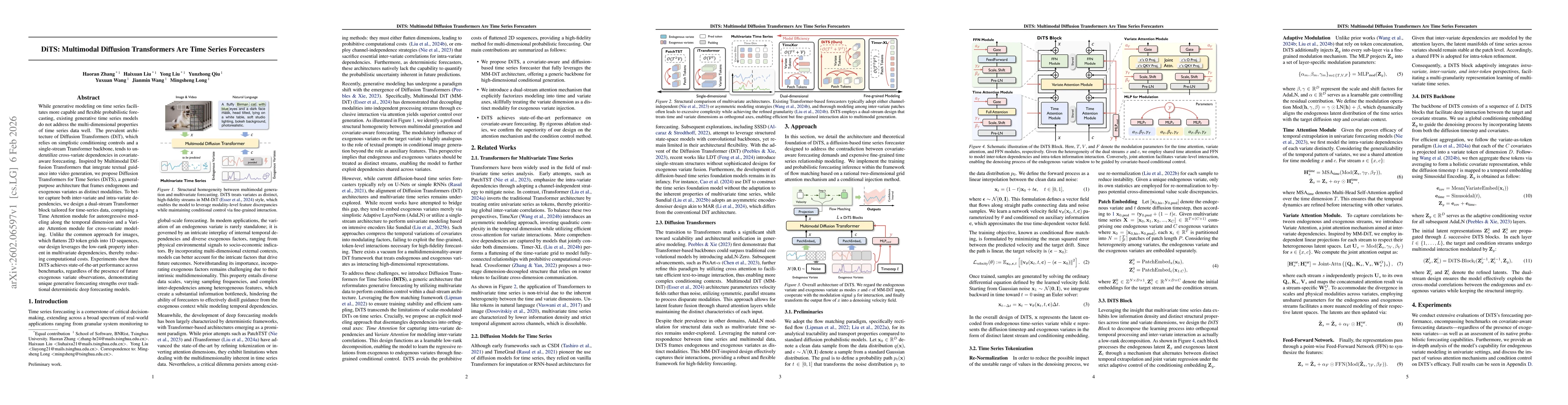 Thumbnail for DiTS: Multimodal Diffusion Transformers Are Time Series Forecasters