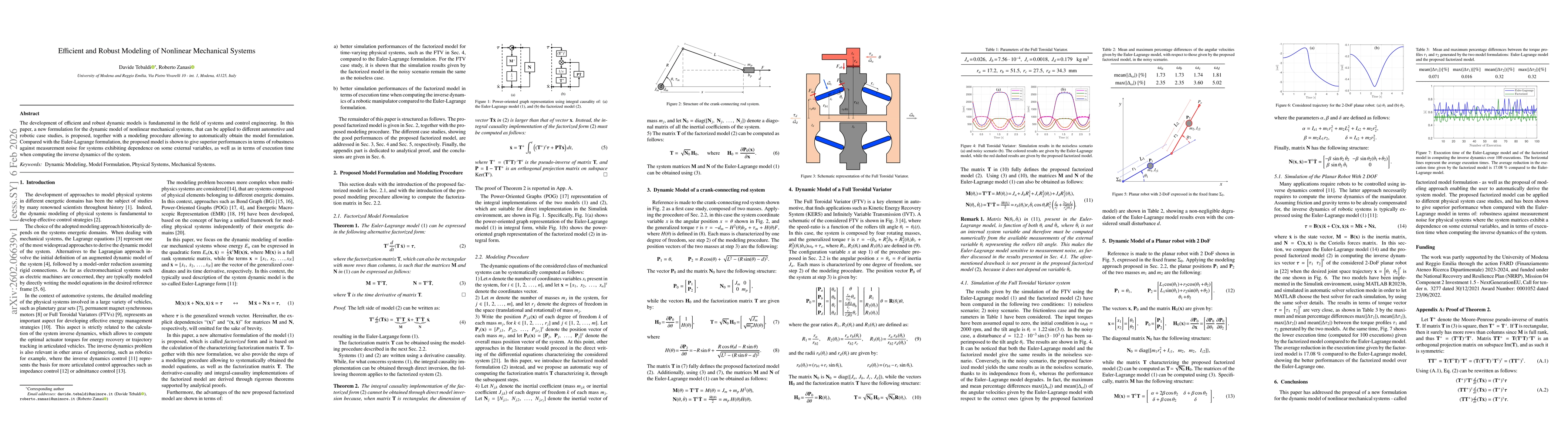 Thumbnail for Efficient and Robust Modeling of Nonlinear Mechanical Systems