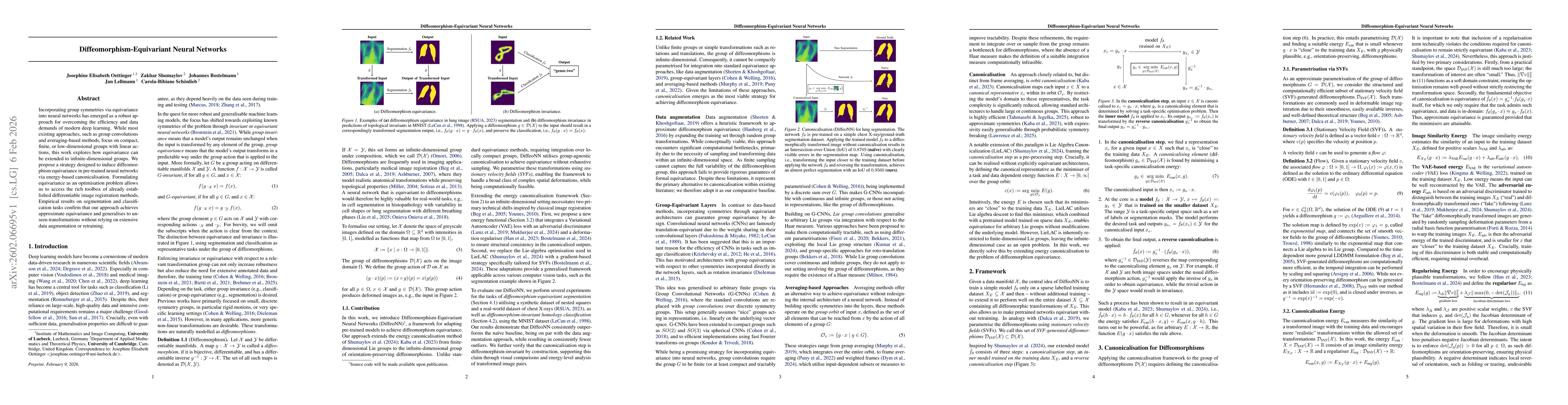 Thumbnail for Diffeomorphism-Equivariant Neural Networks