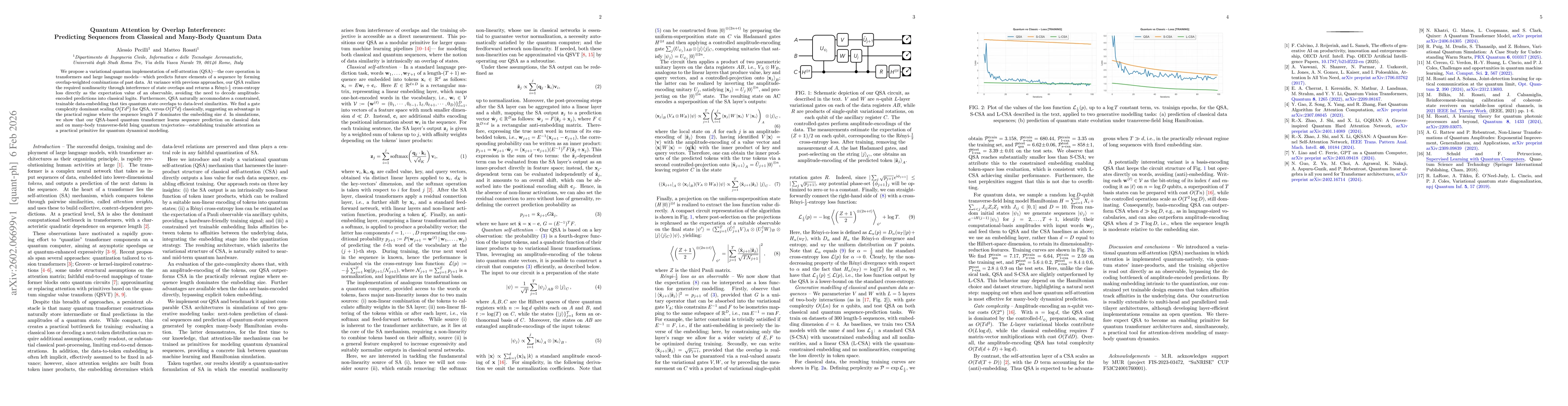 Thumbnail for Quantum Attention by Overlap Interference: Predicting Sequences from Classical and Many-Body Quantum Data
