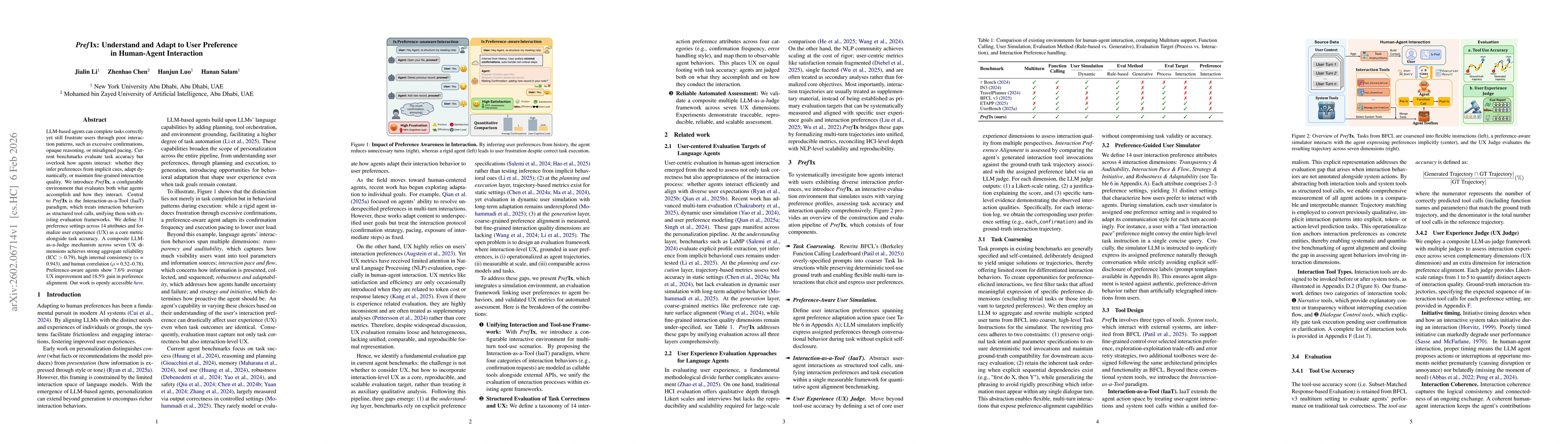Thumbnail for PrefIx: Understand and Adapt to User Preference in Human-Agent Interaction