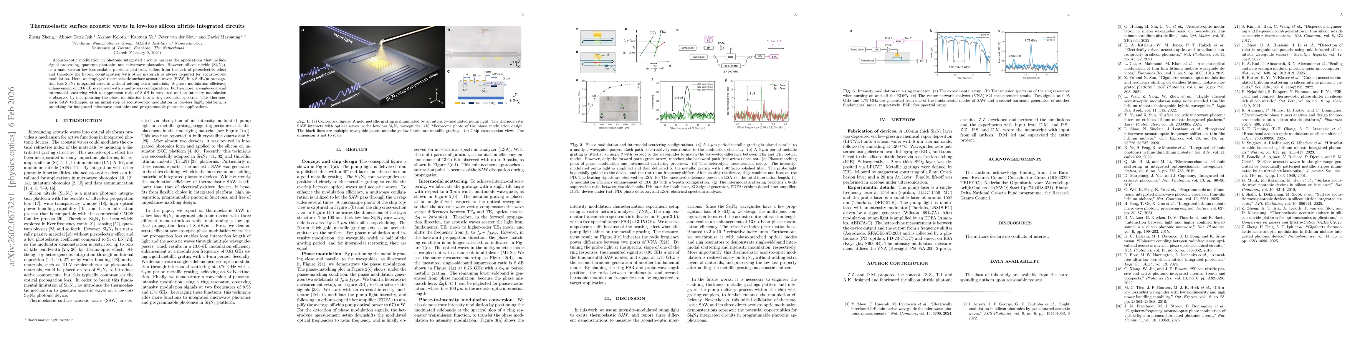 Thumbnail for Thermoelastic surface acoustic waves in low-loss silicon nitride integrated circuits