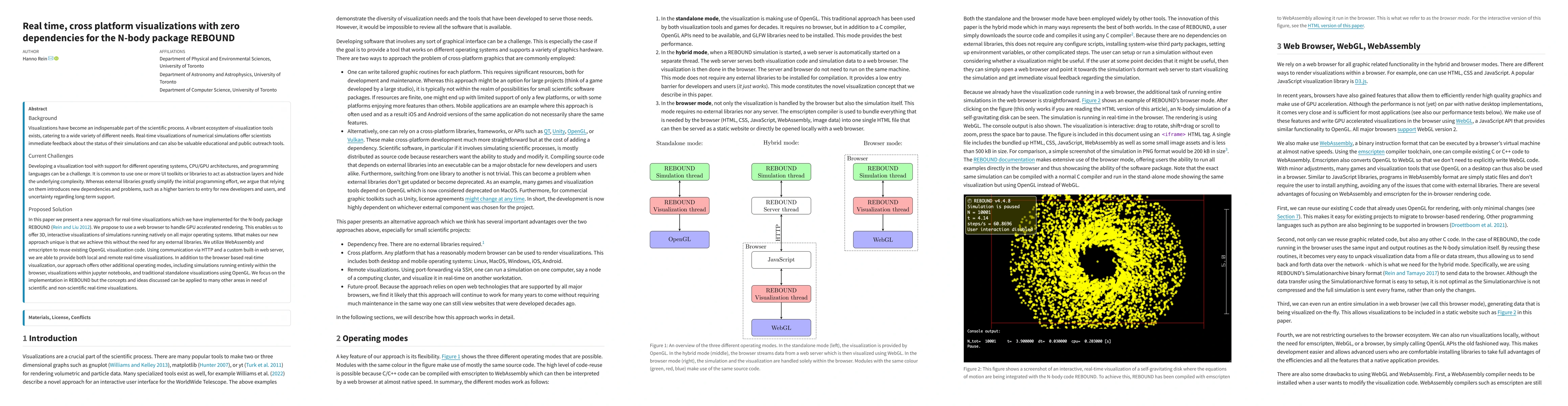 Thumbnail for Real time, cross platform visualizations with zero dependencies for the N-body package REBOUND