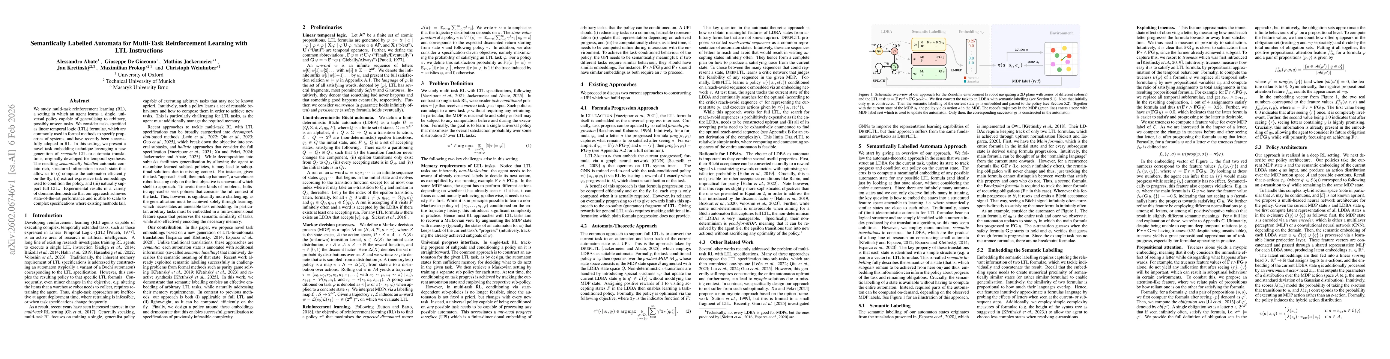 Thumbnail for Semantically Labelled Automata for Multi-Task Reinforcement Learning with LTL Instructions
