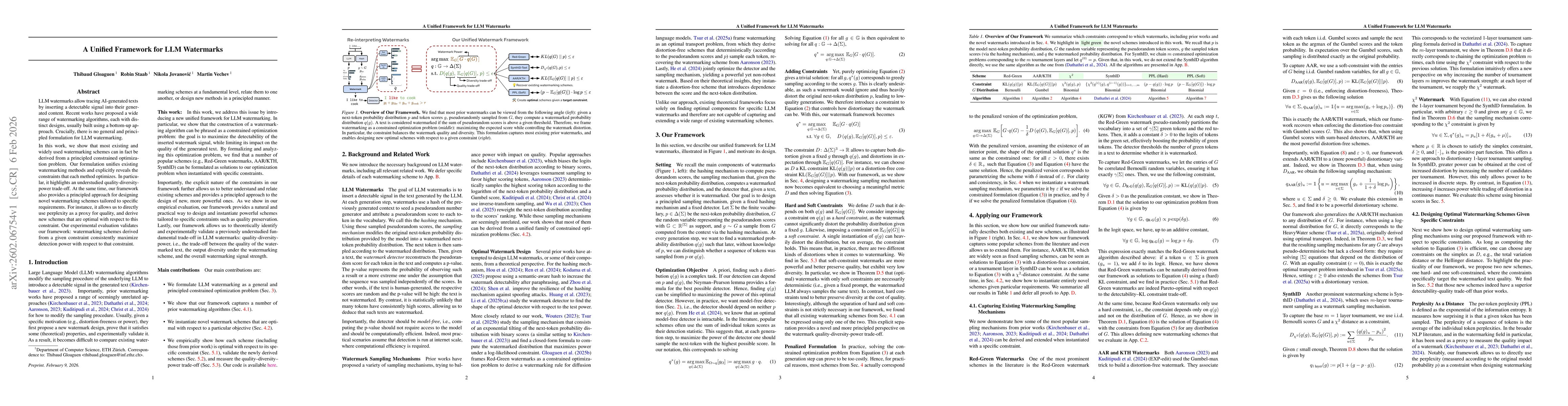 Thumbnail for A Unified Framework for LLM Watermarks
