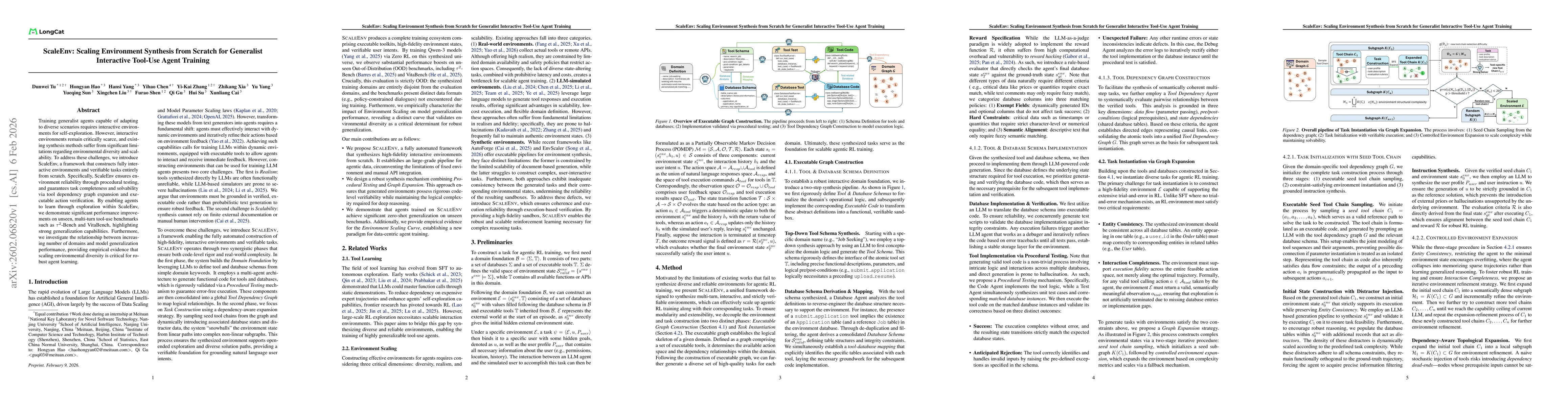 Thumbnail for ScaleEnv: Scaling Environment Synthesis from Scratch for Generalist Interactive Tool-Use Agent Training