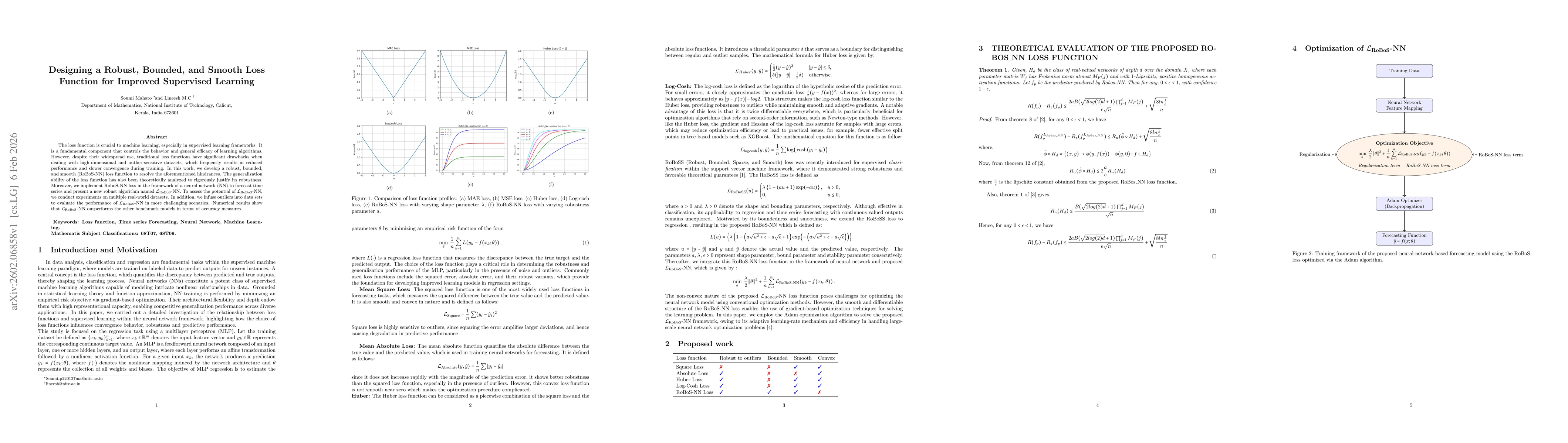 Thumbnail for Designing a Robust, Bounded, and Smooth Loss Function for Improved Supervised Learning