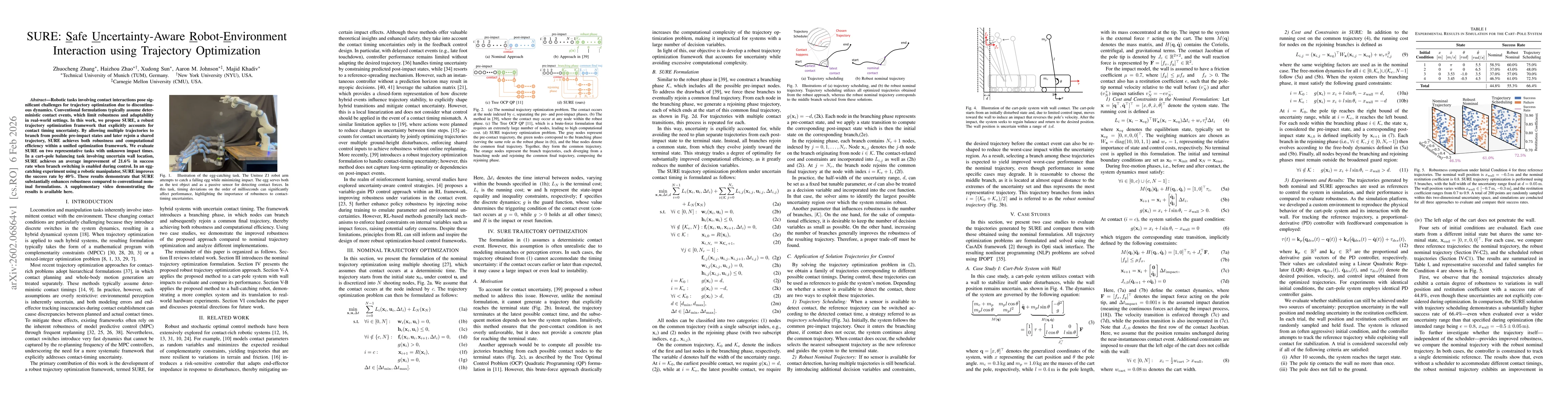 Thumbnail for SURE: Safe Uncertainty-Aware Robot-Environment Interaction using Trajectory Optimization