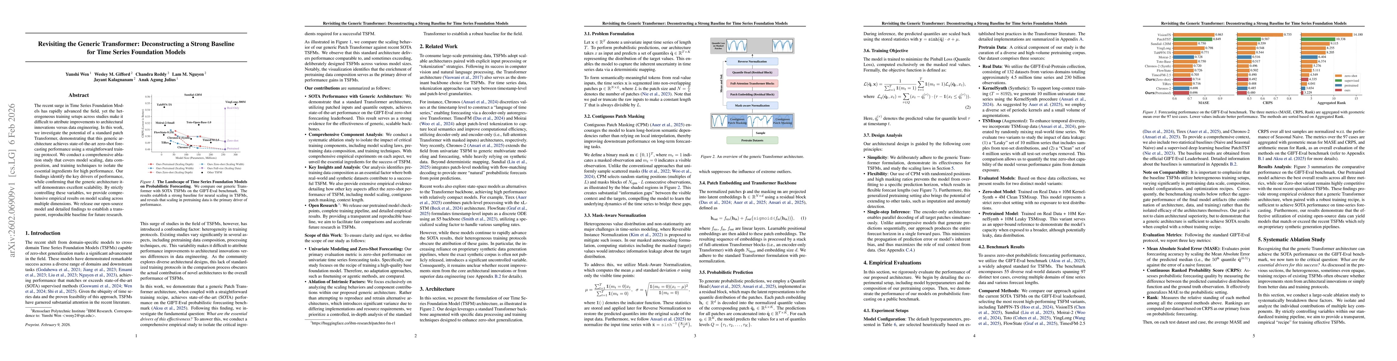 Thumbnail for Revisiting the Generic Transformer: Deconstructing a Strong Baseline for Time Series Foundation Models