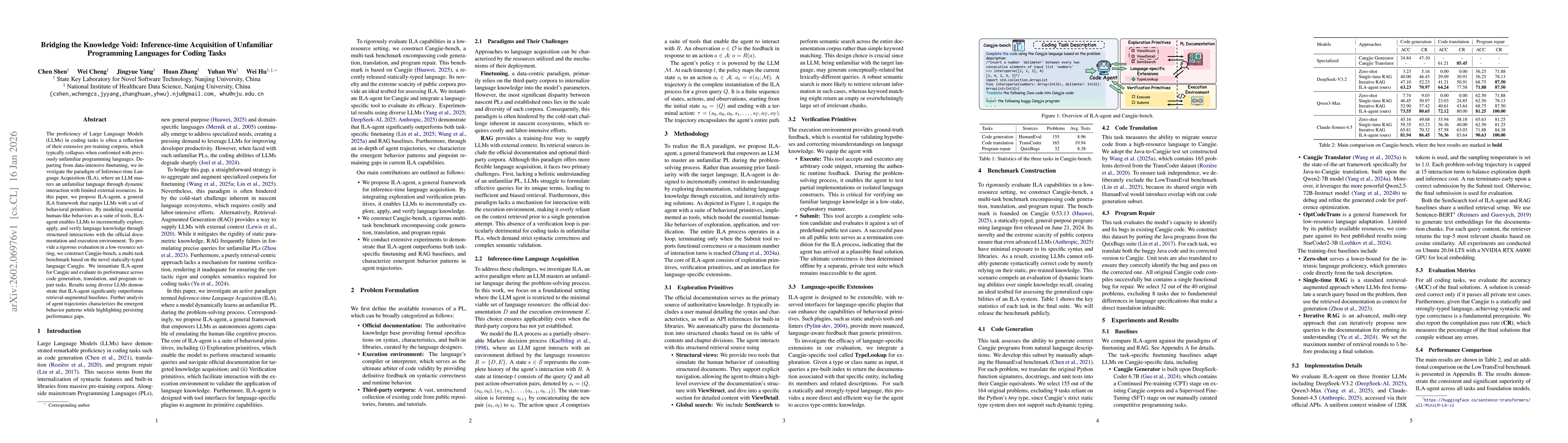 Thumbnail for Bridging the Knowledge Void: Inference-time Acquisition of Unfamiliar Programming Languages for Coding Tasks