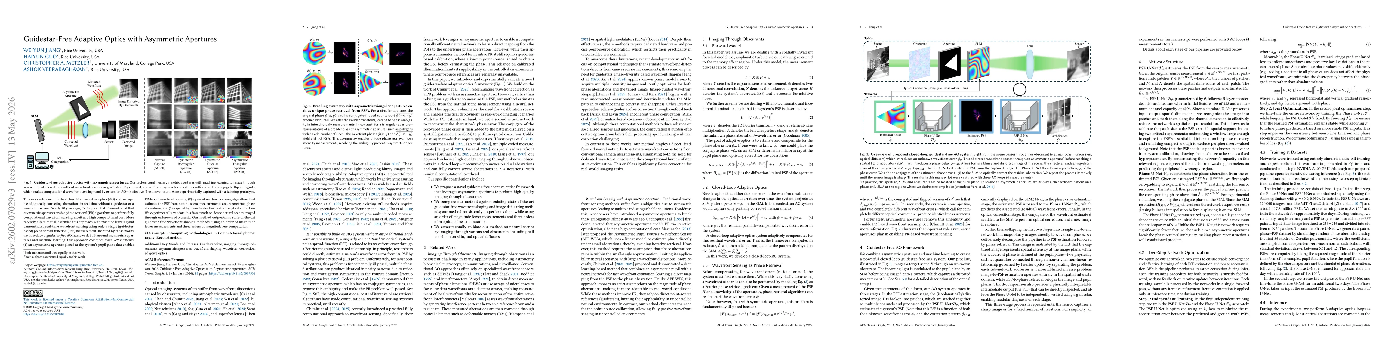 Thumbnail for Guidestar-Free Adaptive Optics with Asymmetric Apertures