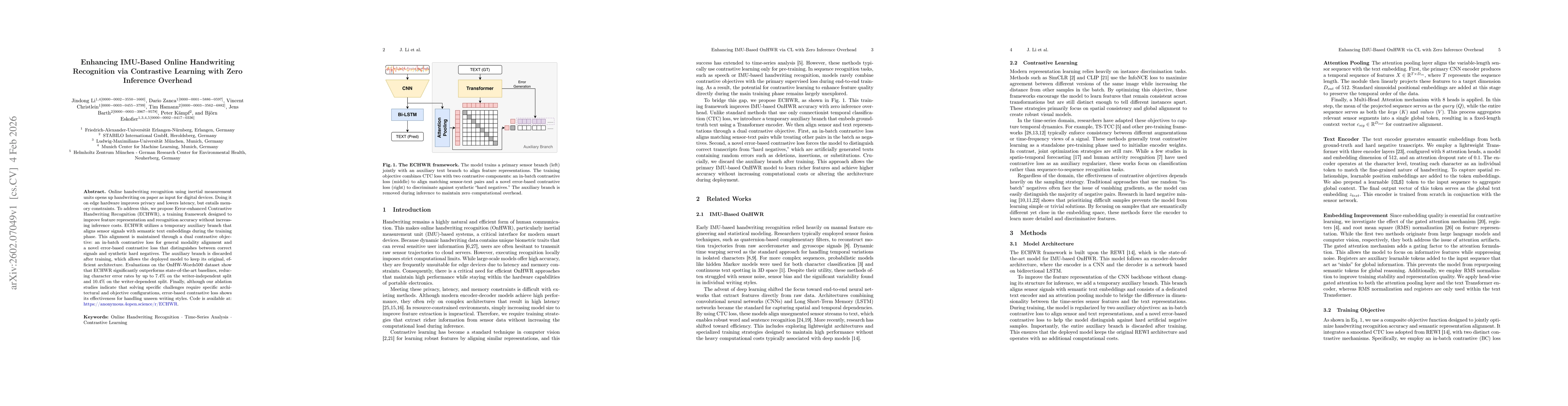Thumbnail for Enhancing IMU-Based Online Handwriting Recognition via Contrastive Learning with Zero Inference Overhead