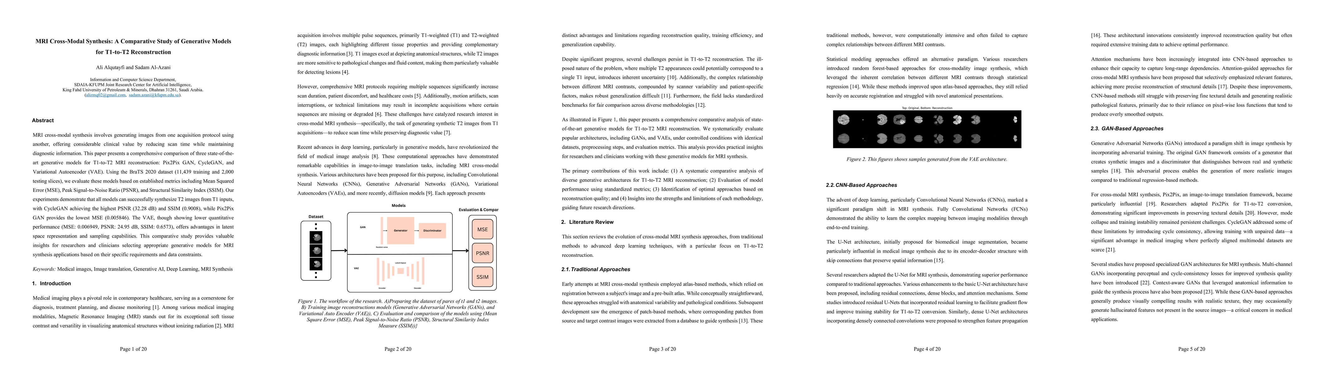 Thumbnail for MRI Cross-Modal Synthesis: A Comparative Study of Generative Models for T1-to-T2 Reconstruction
