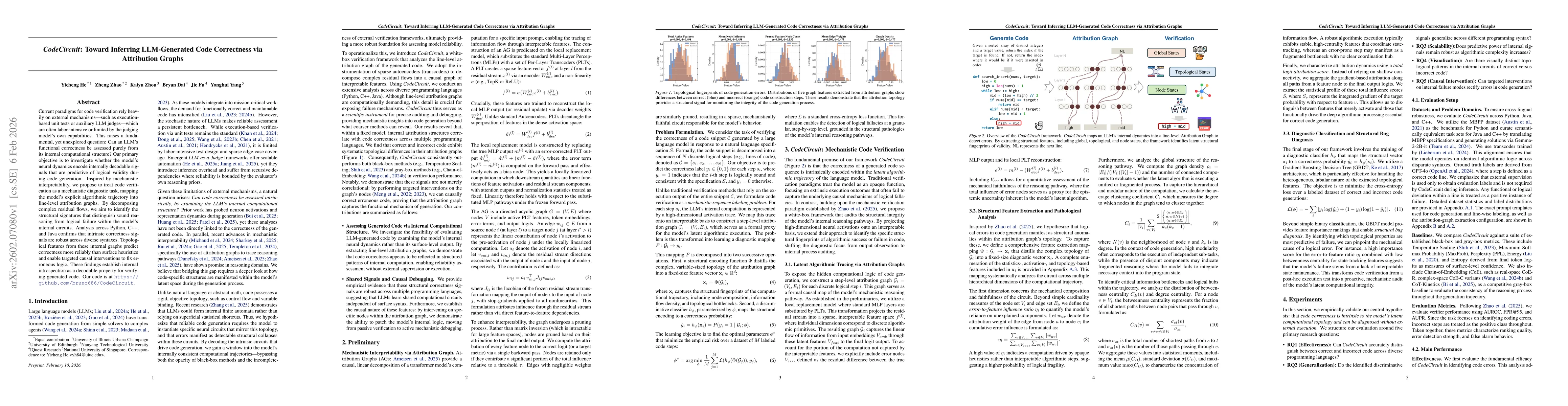 Thumbnail for CodeCircuit: Toward Inferring LLM-Generated Code Correctness via Attribution Graphs