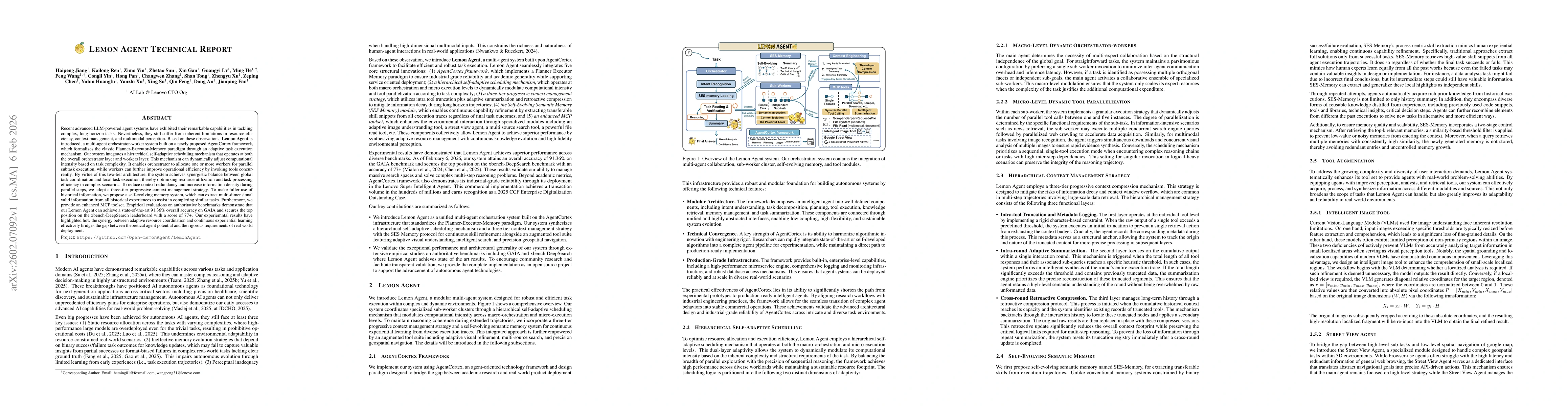Thumbnail for Lemon Agent Technical Report