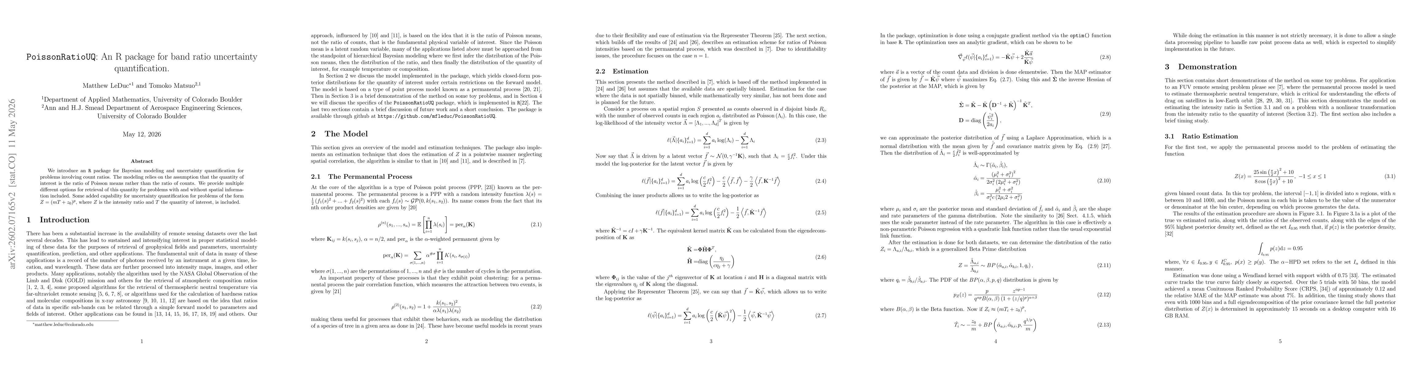 Thumbnail for PoissonRatioUQ: An R package for band ratio uncertainty quantification