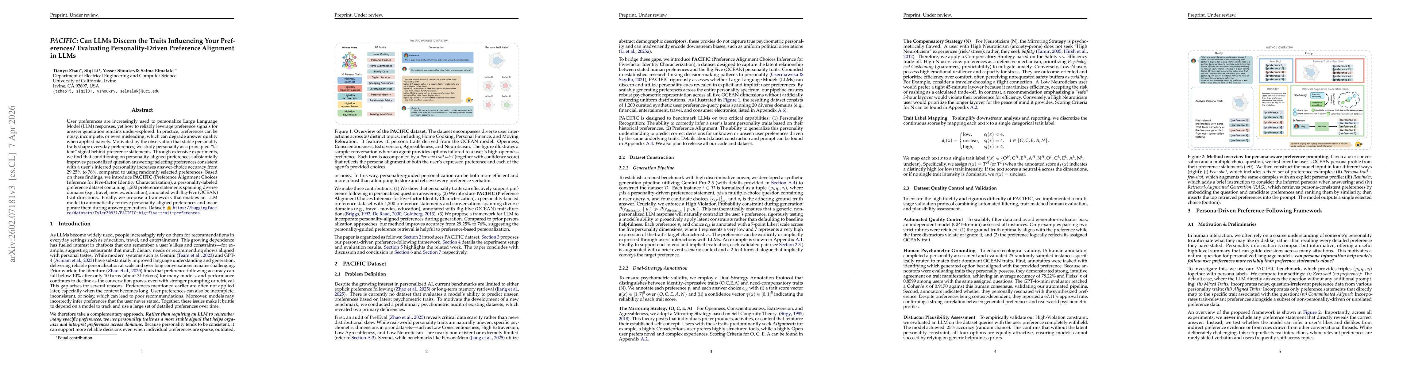 Thumbnail for Can LLMs Discern the Traits Influencing Your Preferences? Evaluating Personality-Driven Preference Alignment in LLMs