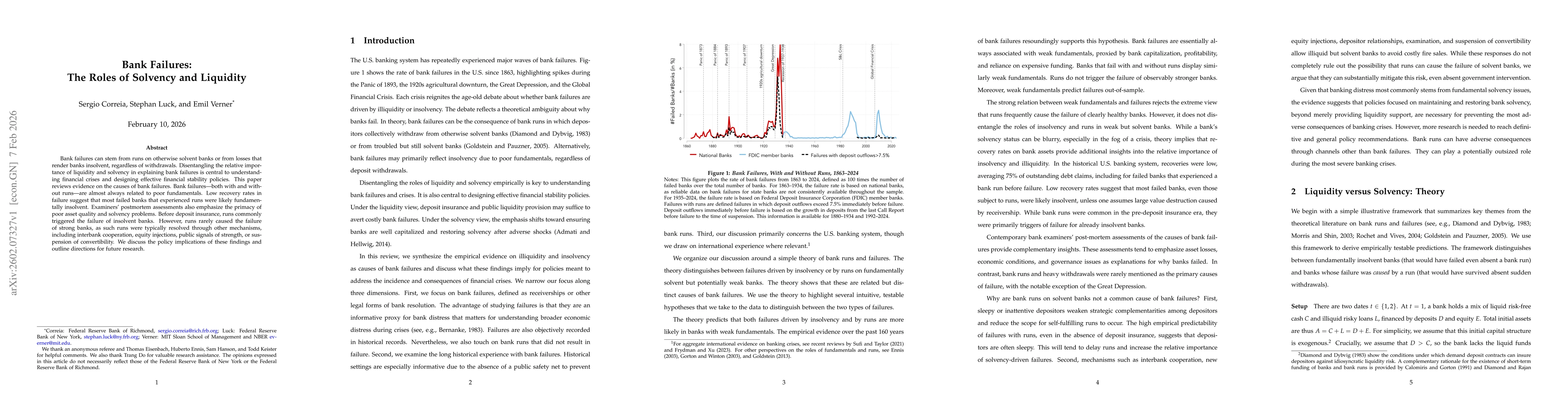 Thumbnail for Bank Failures: The Roles of Solvency and Liquidity