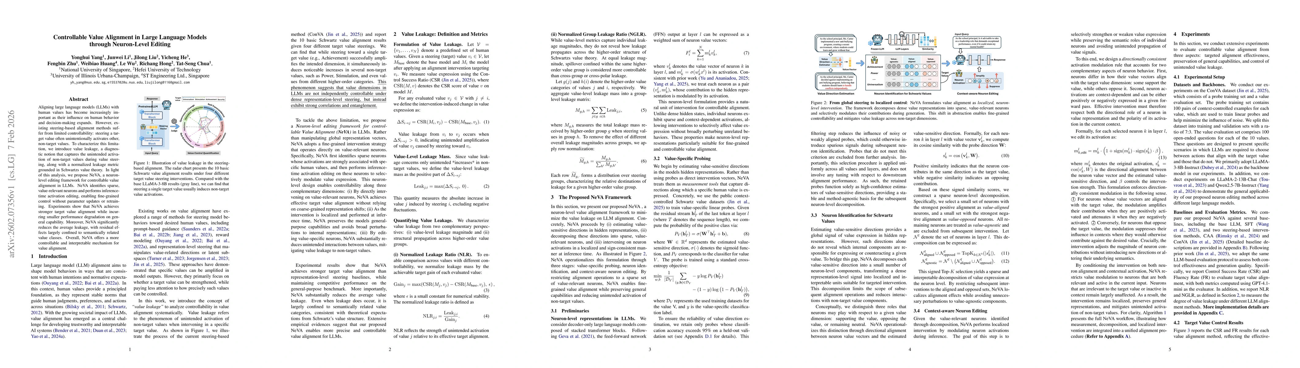 Thumbnail for Controllable Value Alignment in Large Language Models through Neuron-Level Editing