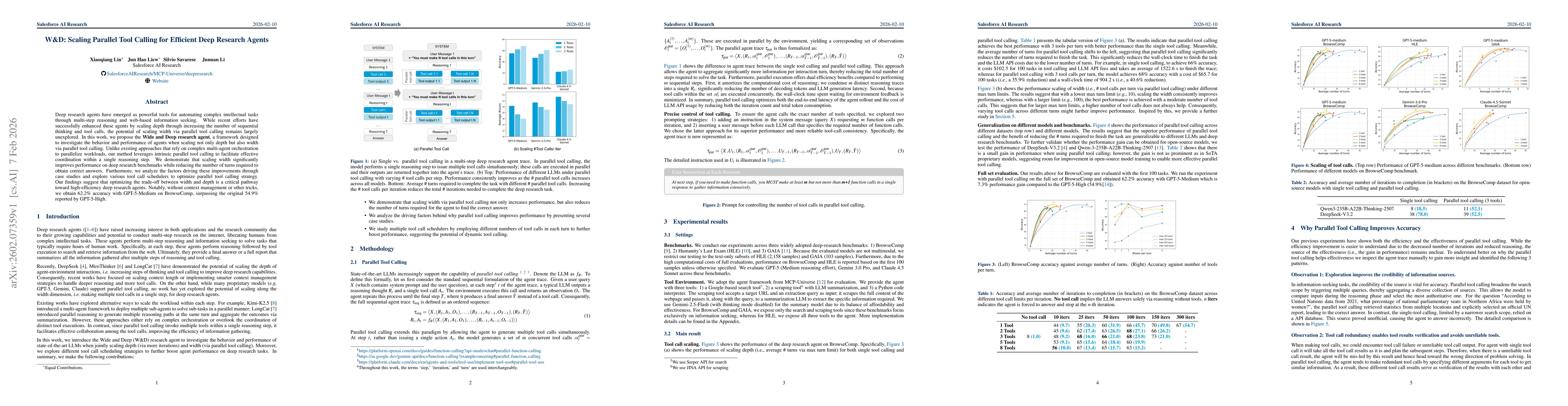 Thumbnail for W&D:Scaling Parallel Tool Calling for Efficient Deep Research Agents