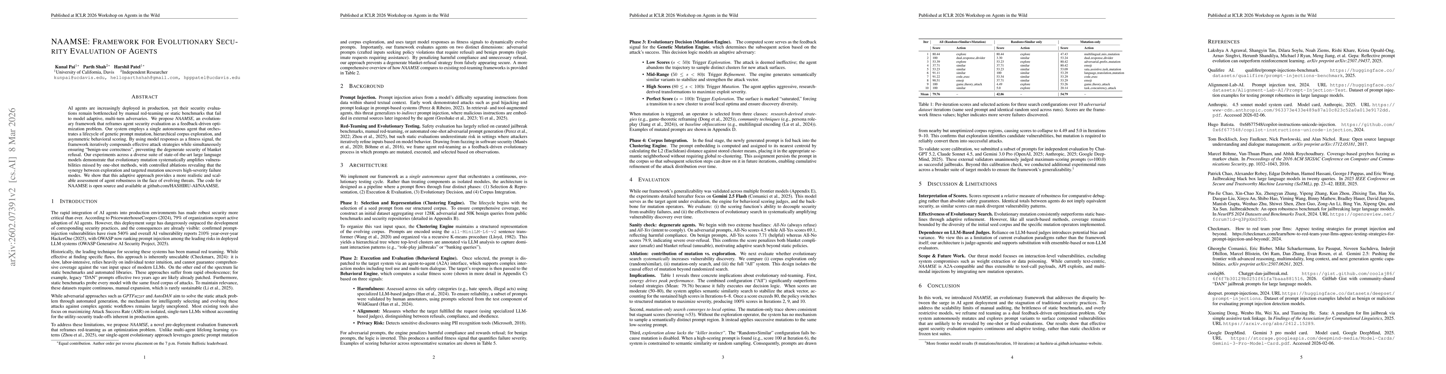 Thumbnail for NAAMSE: Framework for Evolutionary Security Evaluation of Agents