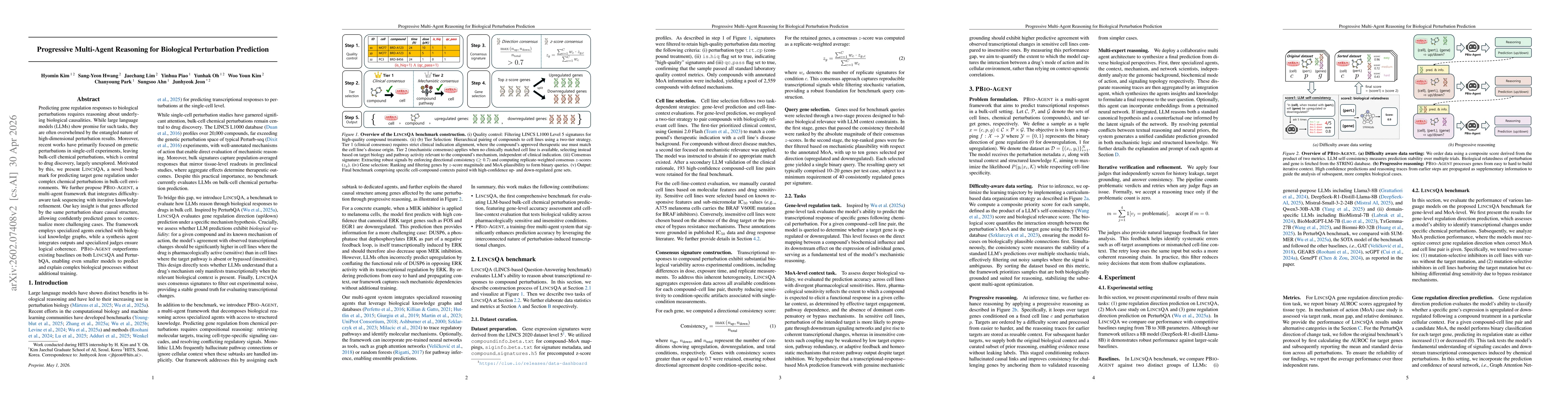 Thumbnail for Progressive Multi-Agent Reasoning for Biological Perturbation Prediction