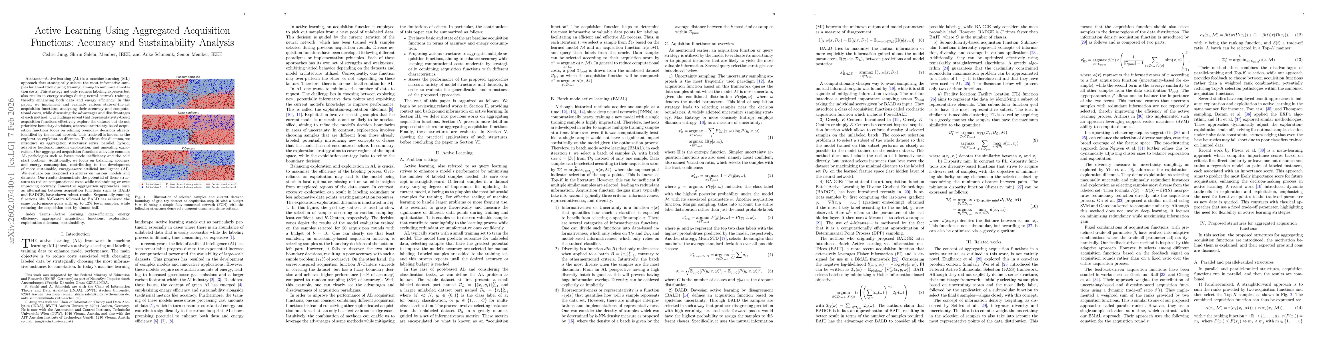 Thumbnail for Active Learning Using Aggregated Acquisition Functions: Accuracy and Sustainability Analysis