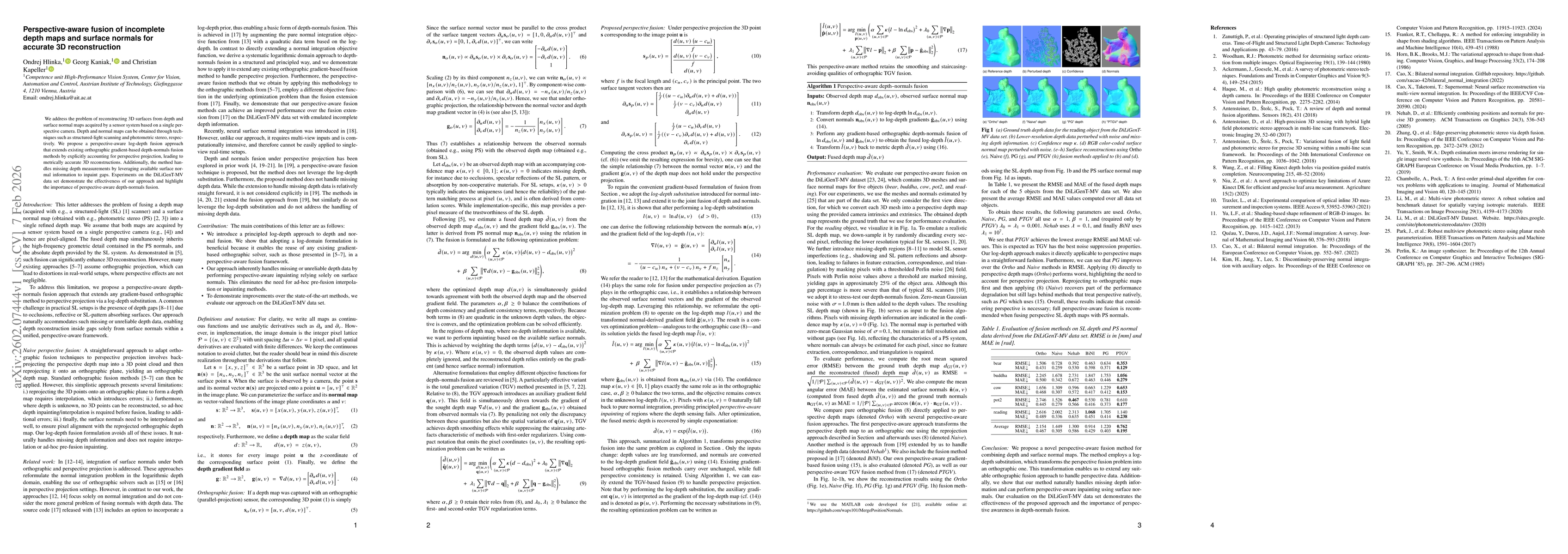 Thumbnail for Perspective-aware fusion of incomplete depth maps and surface normals for accurate 3D reconstruction