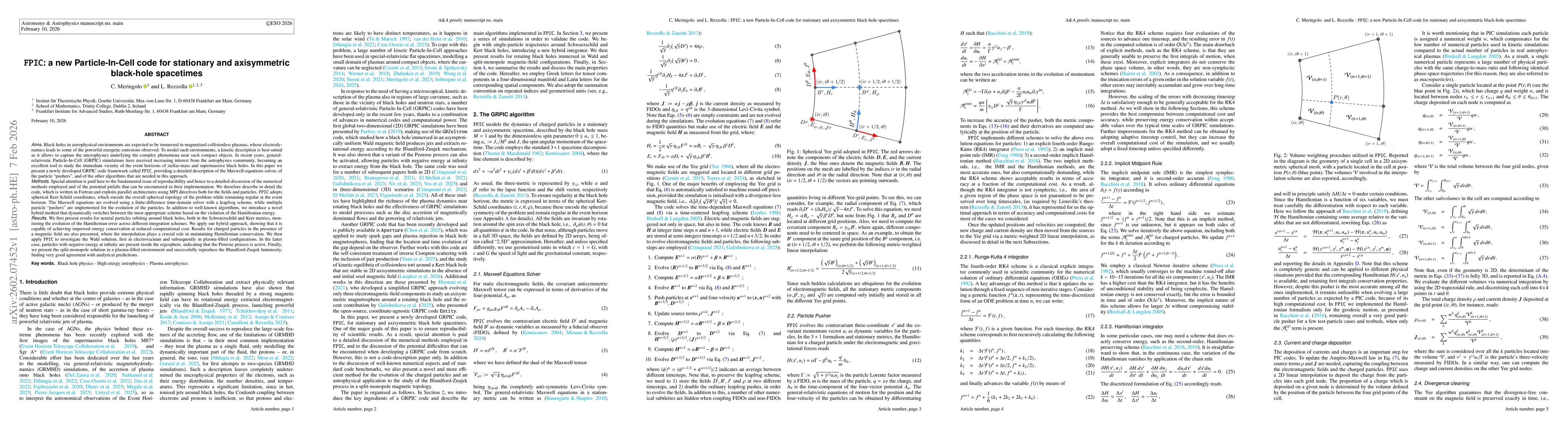 Thumbnail for FPIC: a new Particle-In-Cell code for stationary and axisymmetric black-hole spacetimes