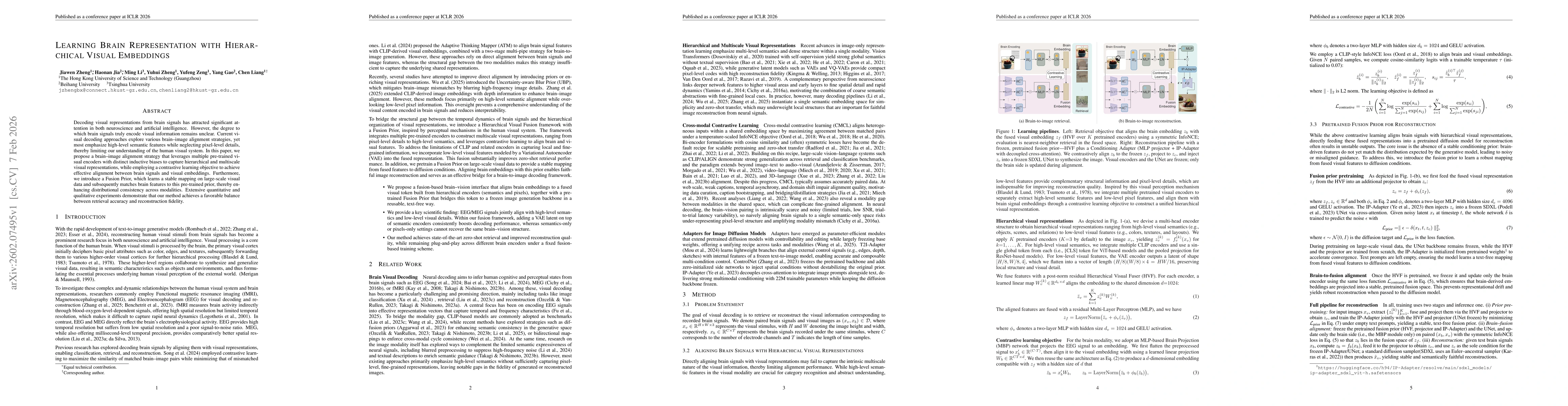 Thumbnail for Learning Brain Representation with Hierarchical Visual Embeddings