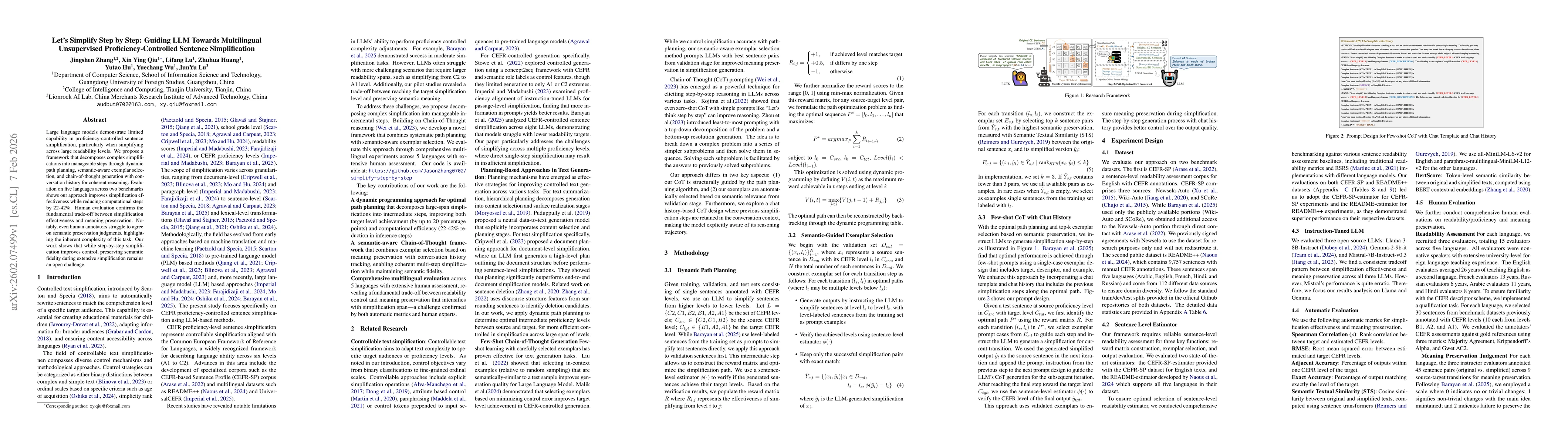 Thumbnail for Let's Simplify Step by Step: Guiding LLM Towards Multilingual Unsupervised Proficiency-Controlled Sentence Simplification
