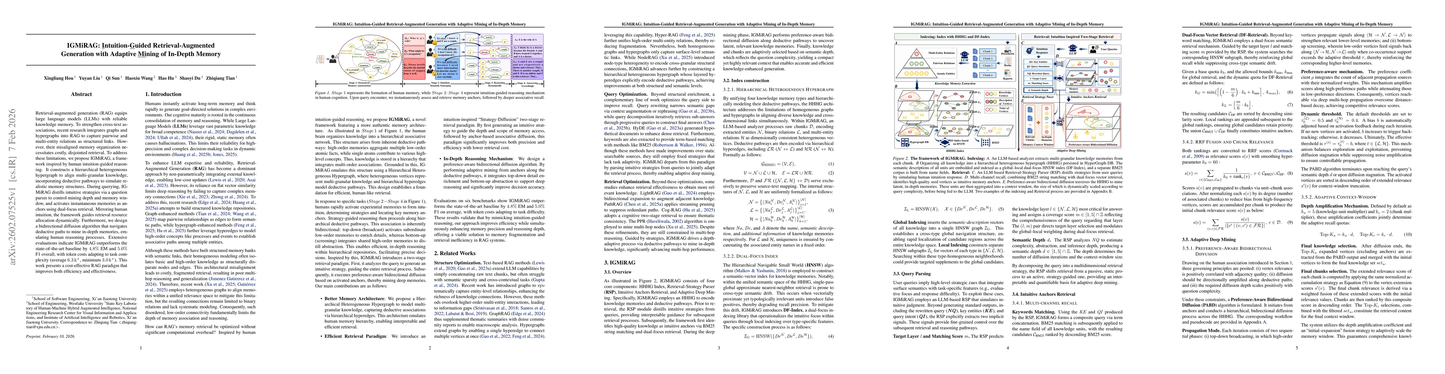 Thumbnail for IGMiRAG: Intuition-Guided Retrieval-Augmented Generation with Adaptive Mining of In-Depth Memory