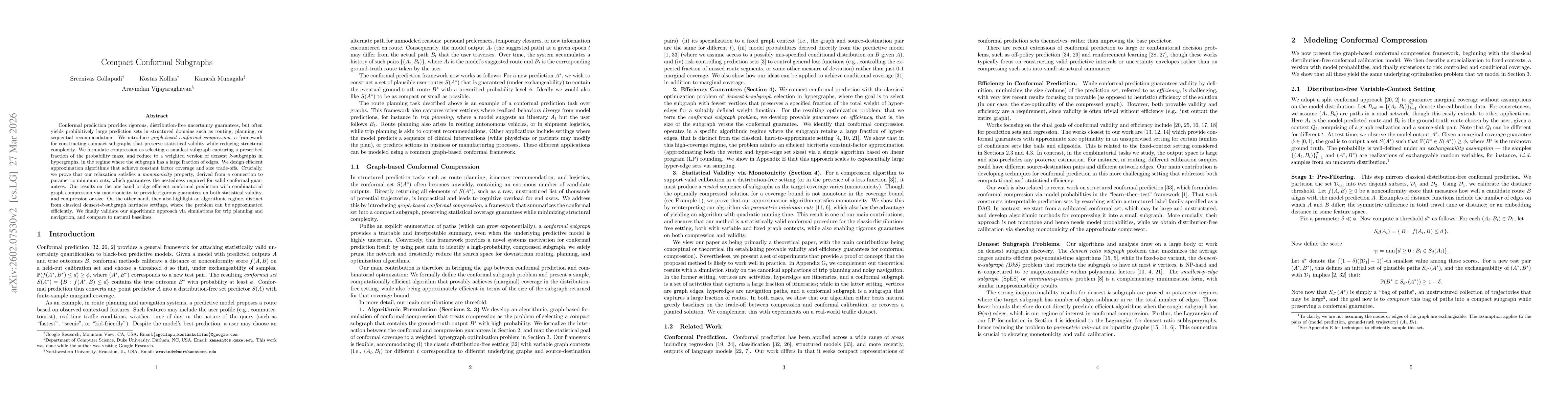 Thumbnail for Compact Conformal Subgraphs