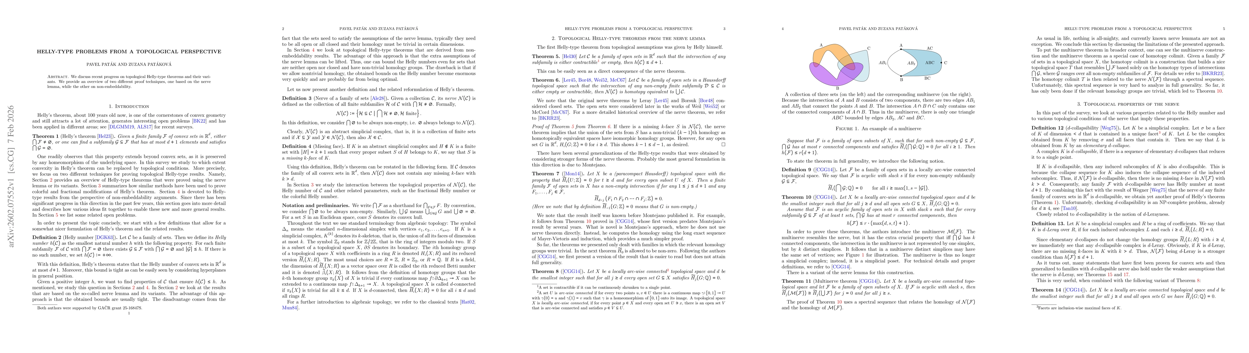 Thumbnail for Helly-type problems from a topological perspective