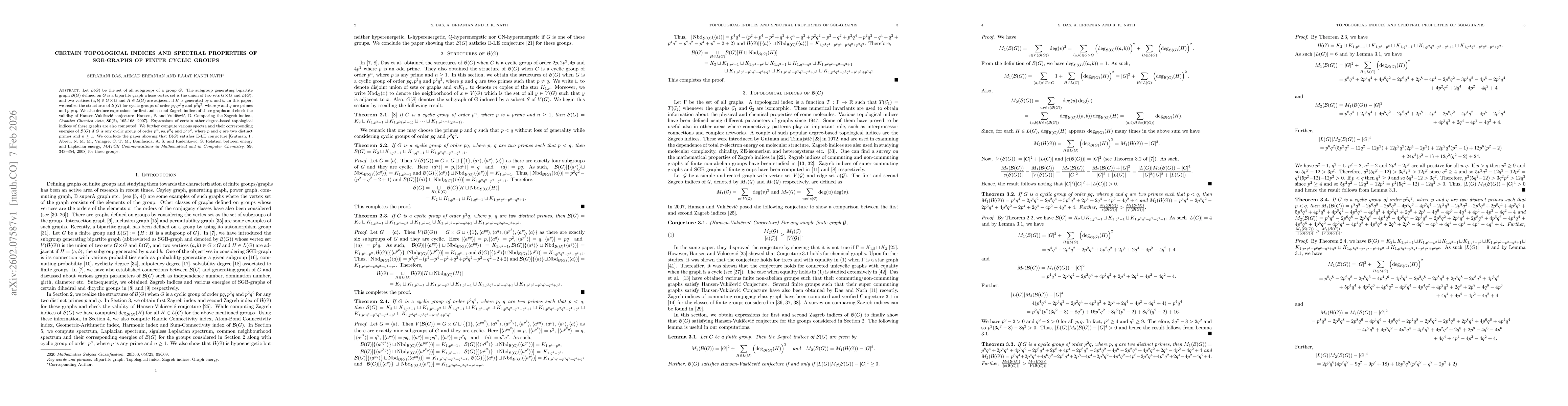 Thumbnail for Certain topological indices and spectral properties of SGB-graphs of finite cyclic groups