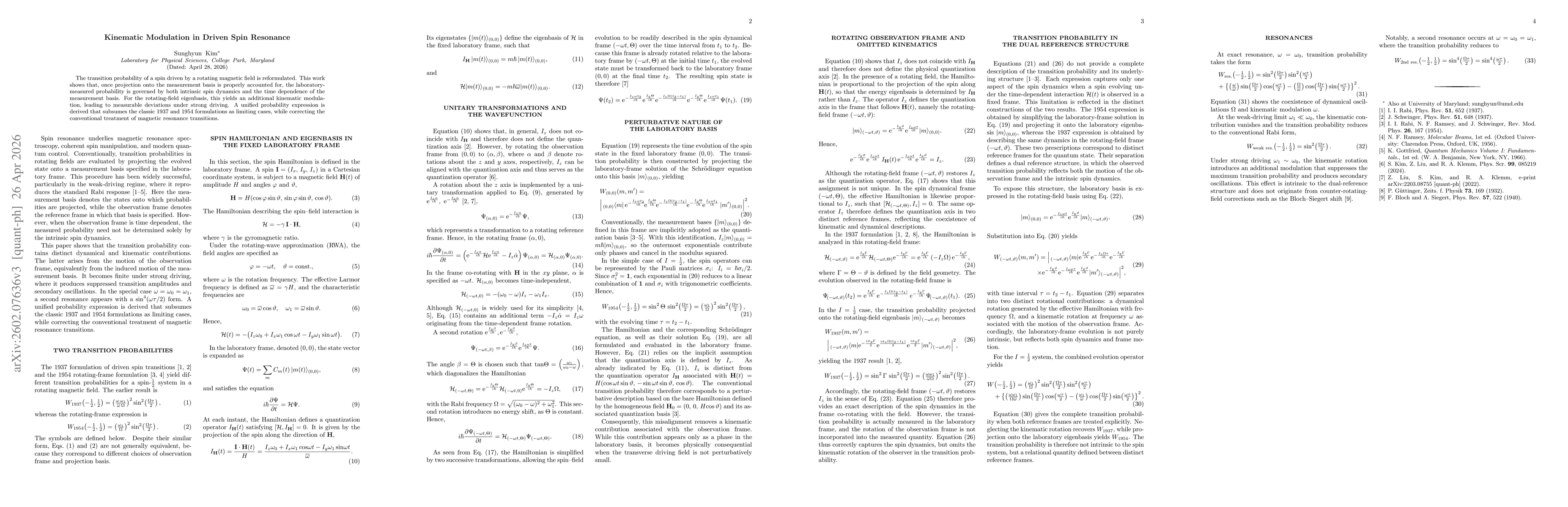 Thumbnail for Hidden Kinematics and Dual Quantum References in Magnetic Resonance