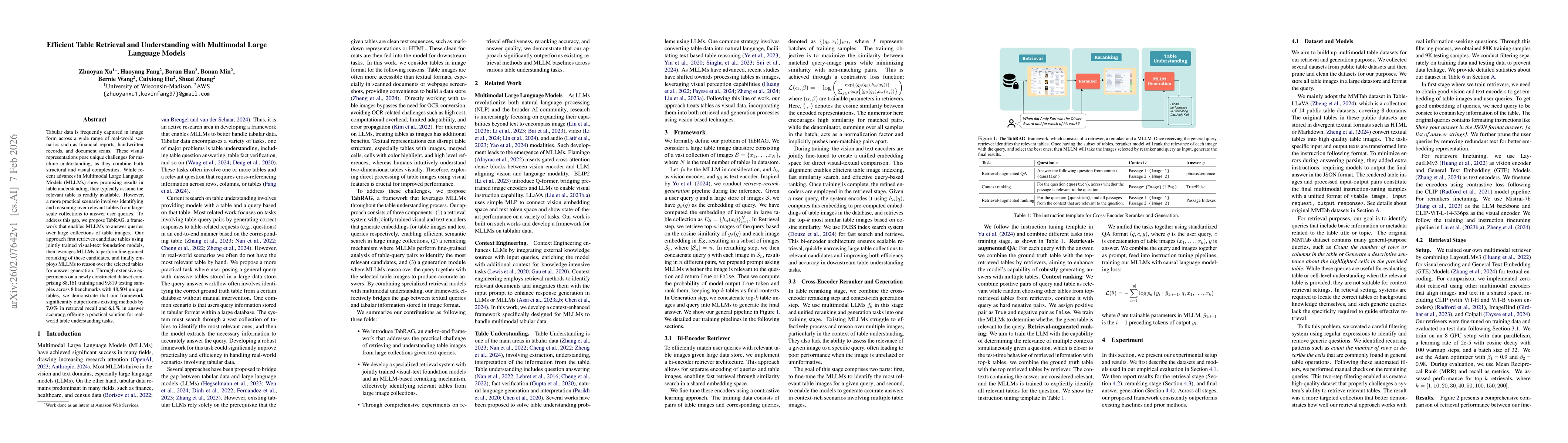 Thumbnail for Efficient Table Retrieval and Understanding with Multimodal Large Language Models