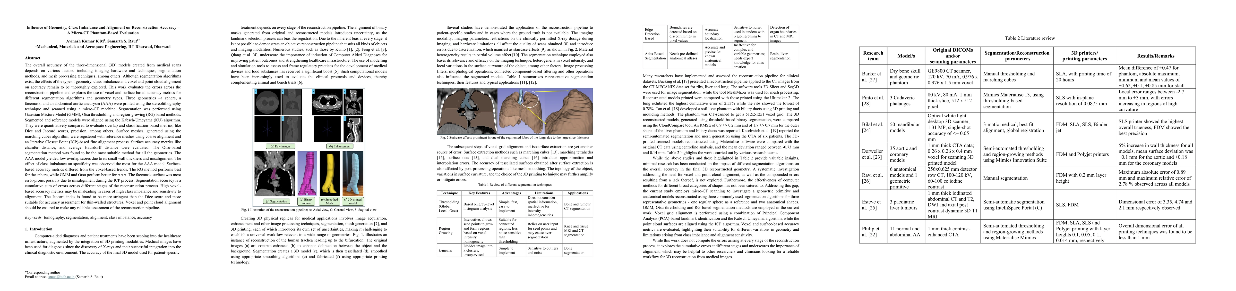 Thumbnail for Influence of Geometry, Class Imbalance and Alignment on Reconstruction Accuracy -- A Micro-CT Phantom-Based Evaluation