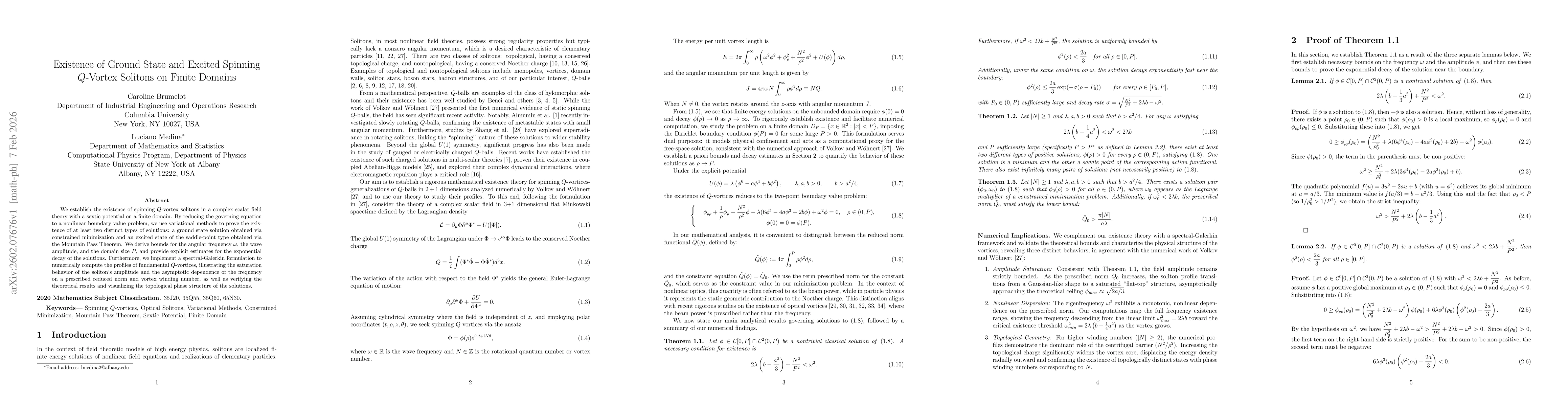 Thumbnail for Existence of Ground State and Excited Spinning $Q$-Vortex Solitons on Finite Domains