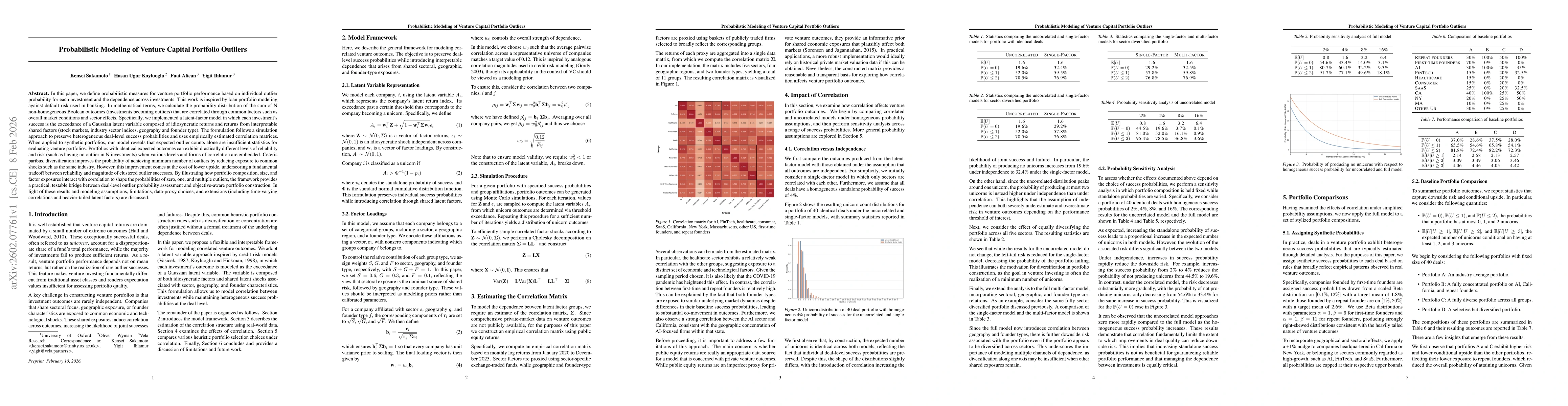 Thumbnail for Probabilistic Modeling of Venture Capital Portfolio Outliers