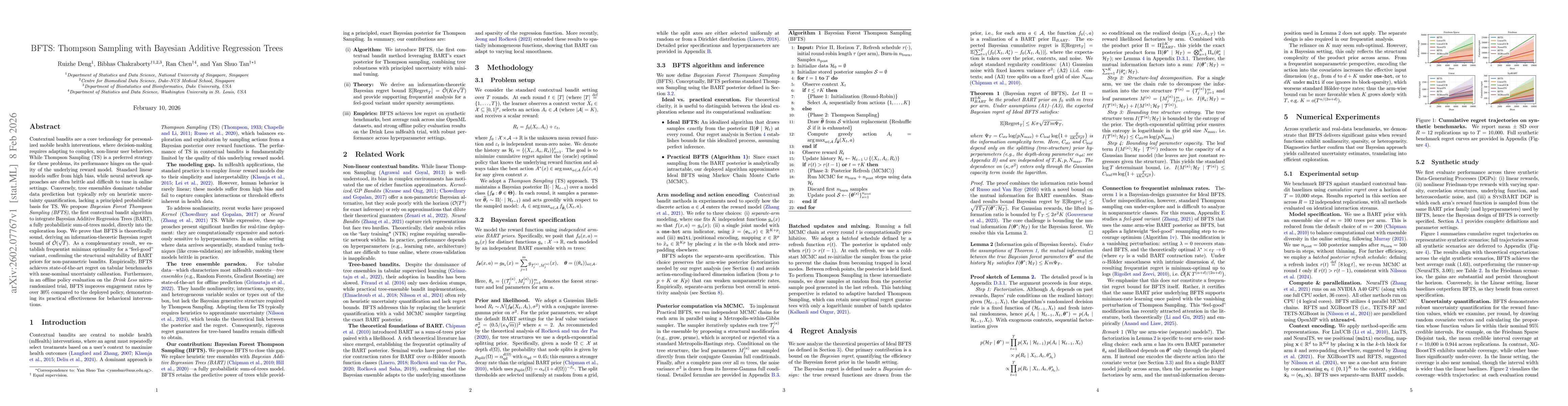 Thumbnail for BFTS: Thompson Sampling with Bayesian Additive Regression Trees