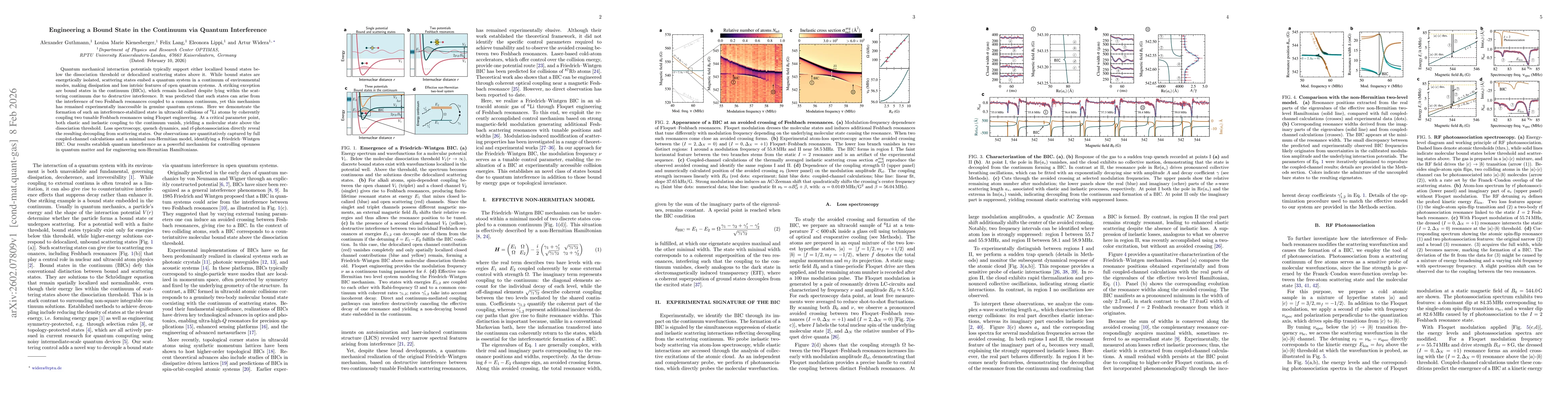 Thumbnail for Engineering a Bound State in the Continuum via Quantum Interference