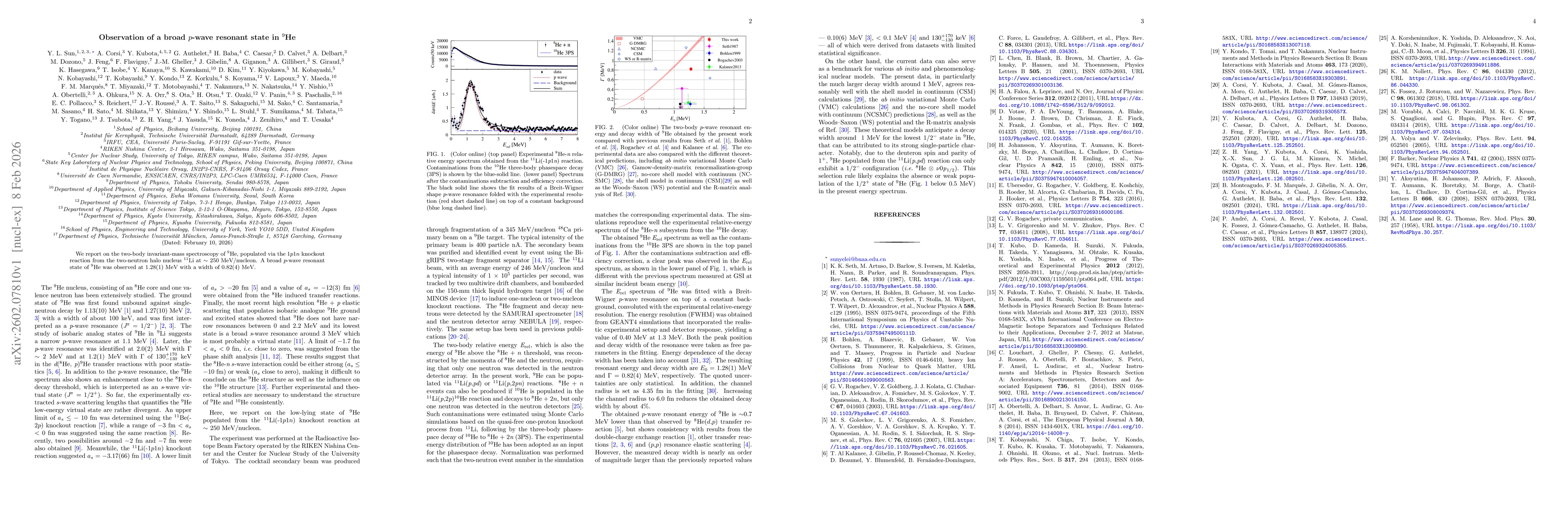 Thumbnail for Observation of a broad $p$-wave resonant state in $^{9}$He